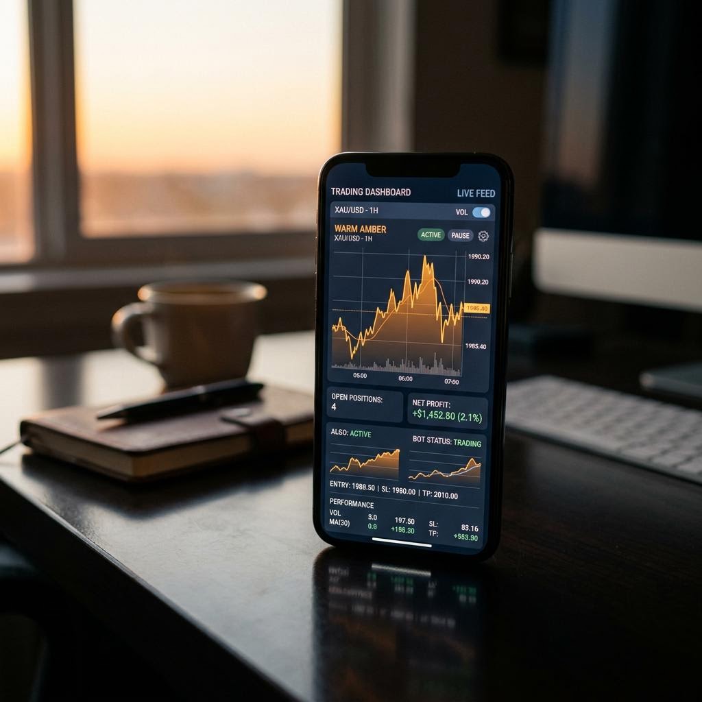 Painel móvel da NEXORA FINANCIAL em smartphone